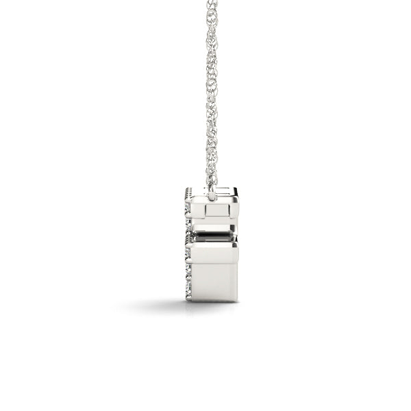 1/20 Cttw F Initial Diamond Pendant · 0.06 ct tw