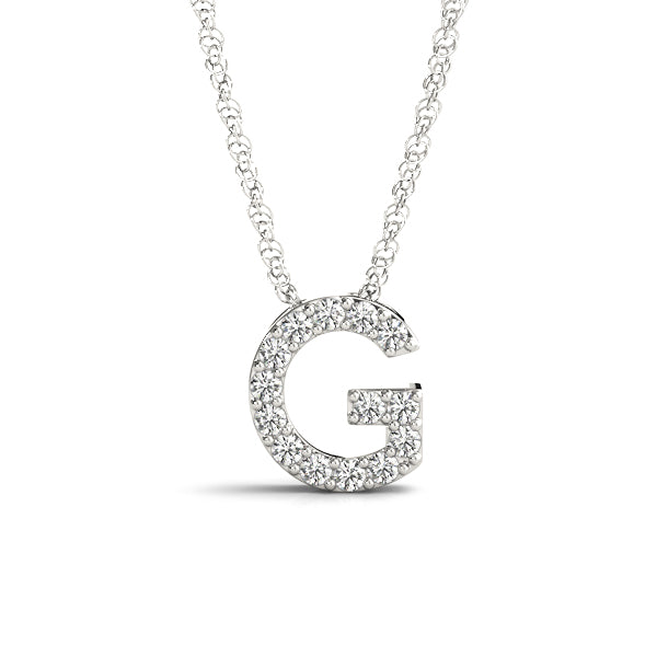 1/15 Cttw G Initial Diamond Pendant · 0.07 ct tw