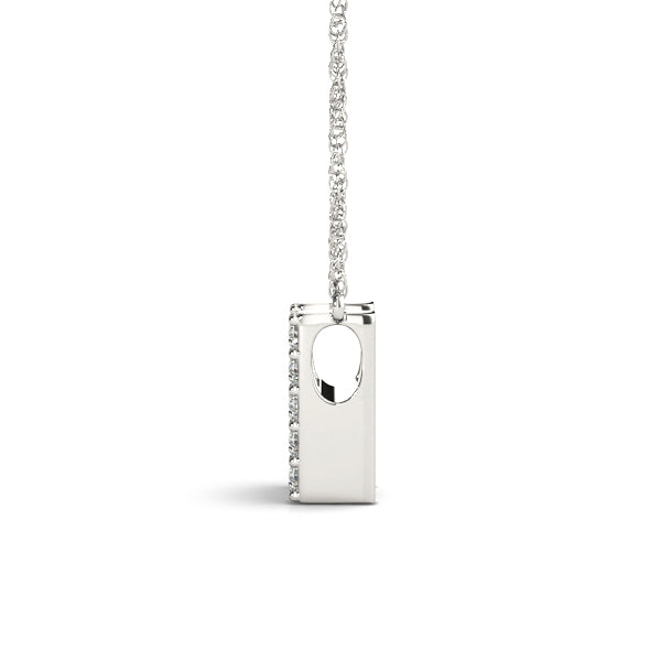 1/20 Cttw H Initial Diamond Pendant · 0.06 ct tw