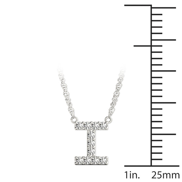 1/20 Cttw I Initial Diamond Pendant · 0.06 ct tw