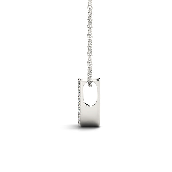 1/20 Cttw J Initial Diamond Pendant · 0.04 ct tw