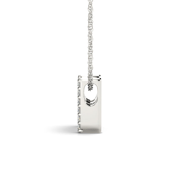 1/10 Cttw M Initial Diamond Pendant · 0.10 ct tw