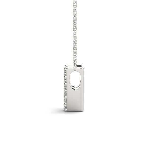 1/20 Cttw V Initial Diamond Pendant · 0.06 ct tw