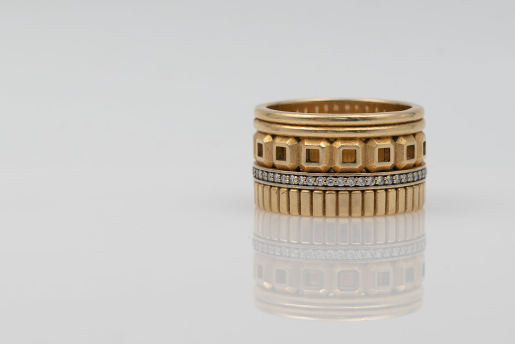 Custom diamond engagement ring from Alex Lexington’s Indulge Lookbook, handcrafted with timeless luxury design.