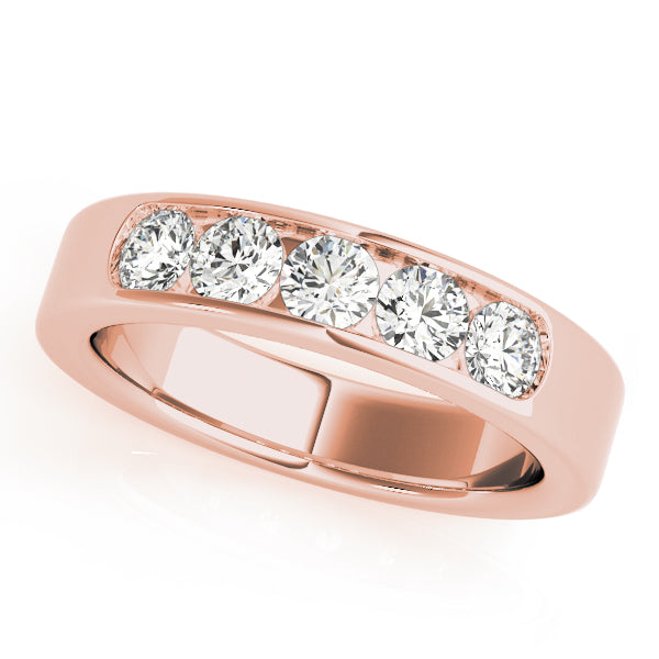 Five-Stone Channel Diamond Band · 0.25 ct tw