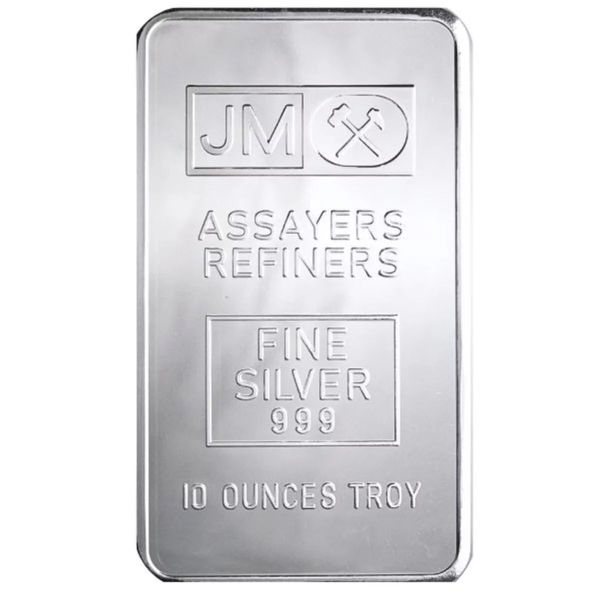 10 oz Johnson Matthey New Silver Bar