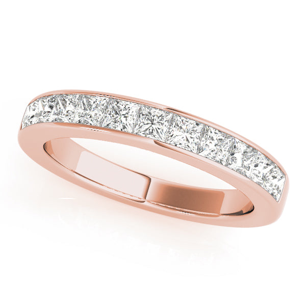 Square 2mm Channel Diamond Anniversary Band · 0.80 ct tw