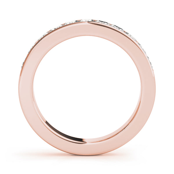 Square 1.8mm Channel Diamond Anniversary Band · 0.59 ct tw