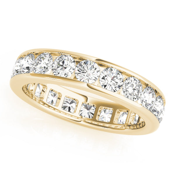 Round 0.20 pt Channel Diamond Eternity Band · 3.40 ct tw