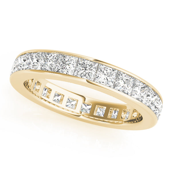 Square 1.5mm Channel Diamond Eternity Band · 0.82 ct tw