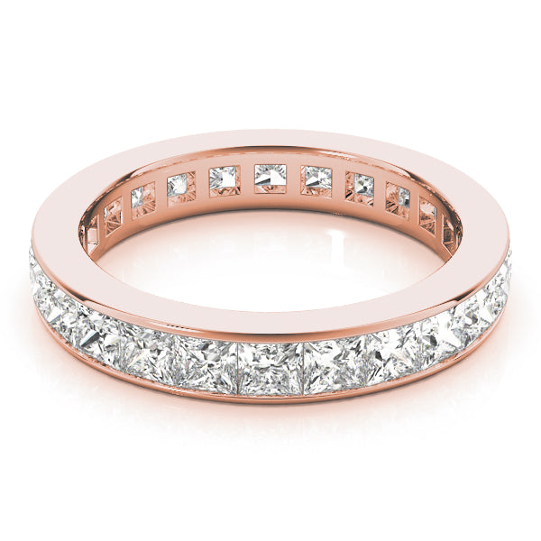 Square 1.5mm Channel Diamond Eternity Band · 0.82 ct tw