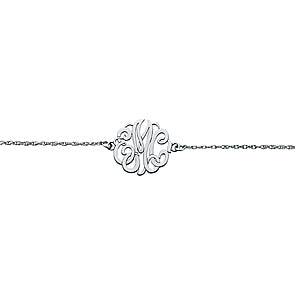 20mm 3 Initial Monogram Bracelet