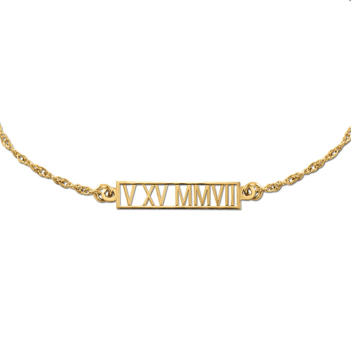 14k W 5.5 X 25mm High Polish Bracelet