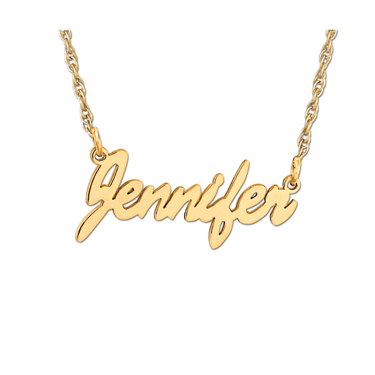 Script Name Plate Pendant