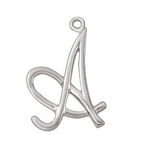 Cast Initial Pendant