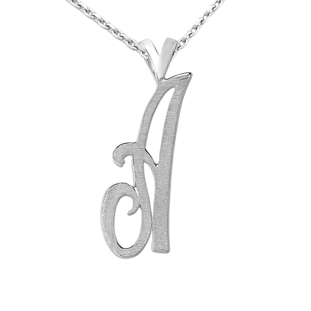Cast Initial Pendant