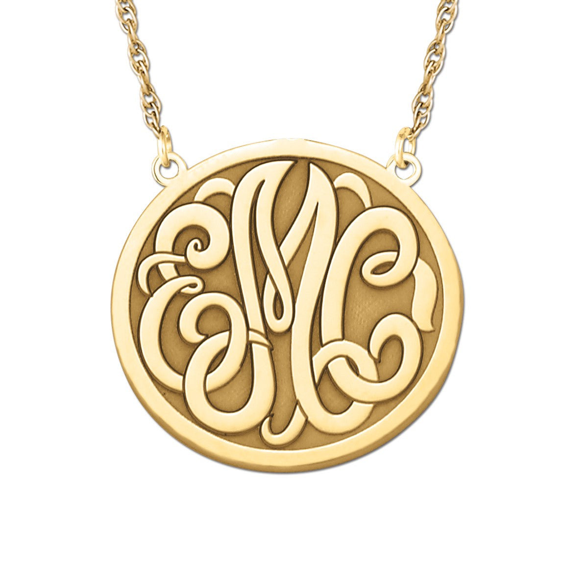 3 Initial Pnk0036 Pendant
