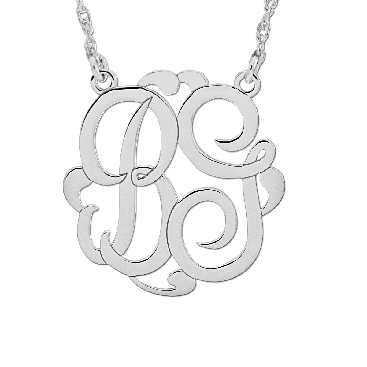 2 Initial Pnk0057 Pendant