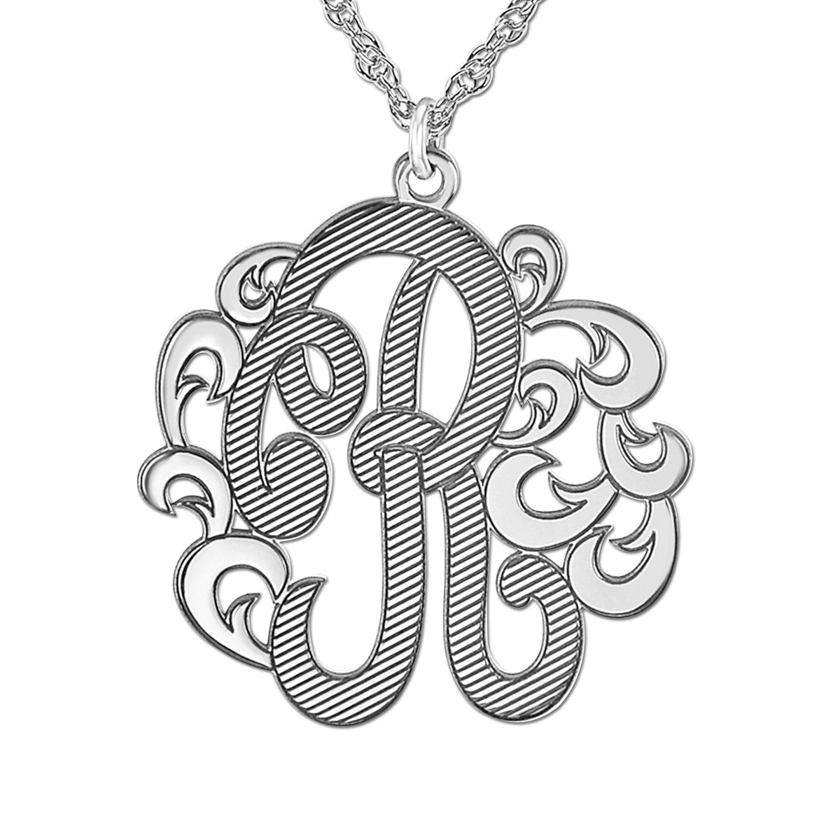 Single Initial Pnk0061 Pendant