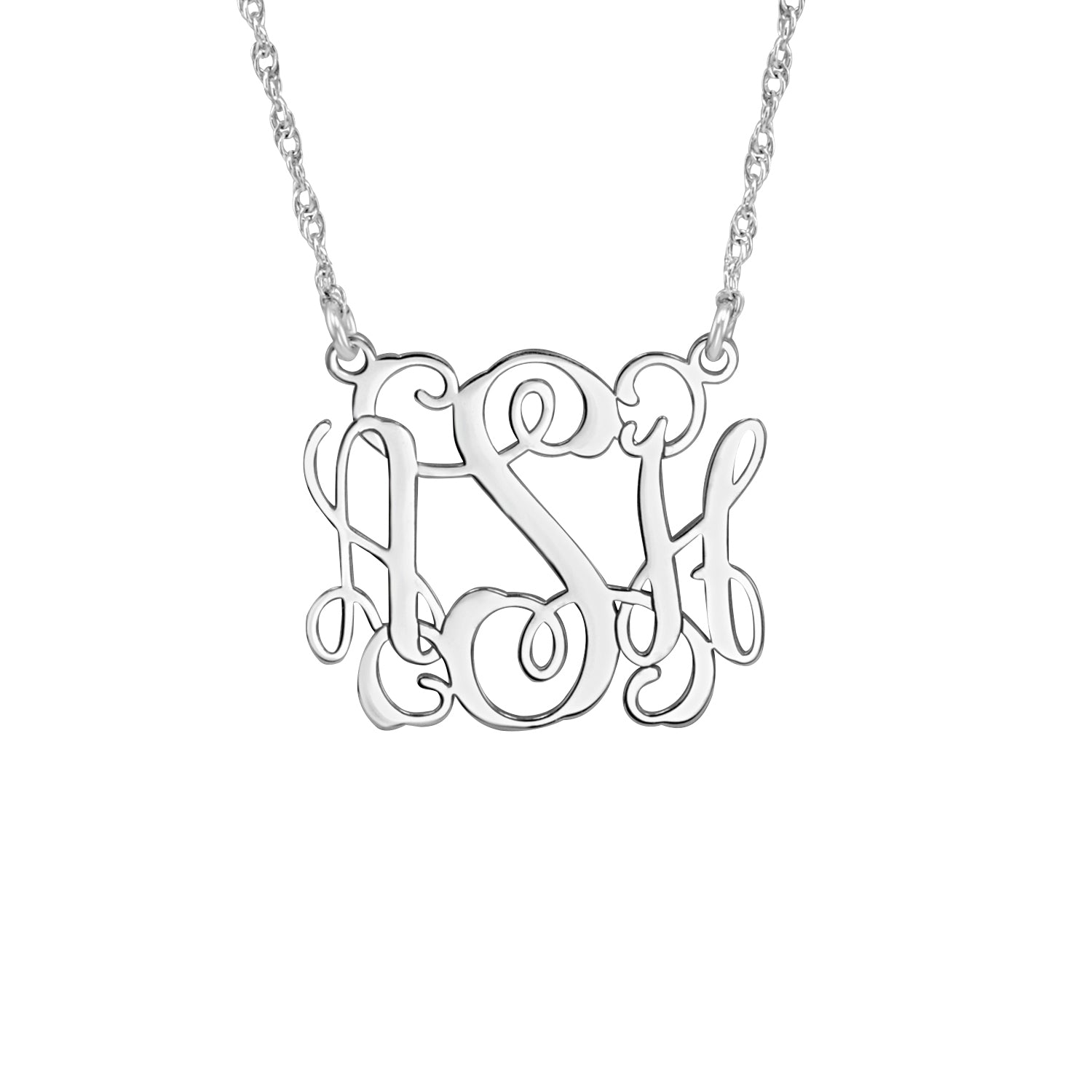 14k14k W 20mm High Polish Vine Pendant