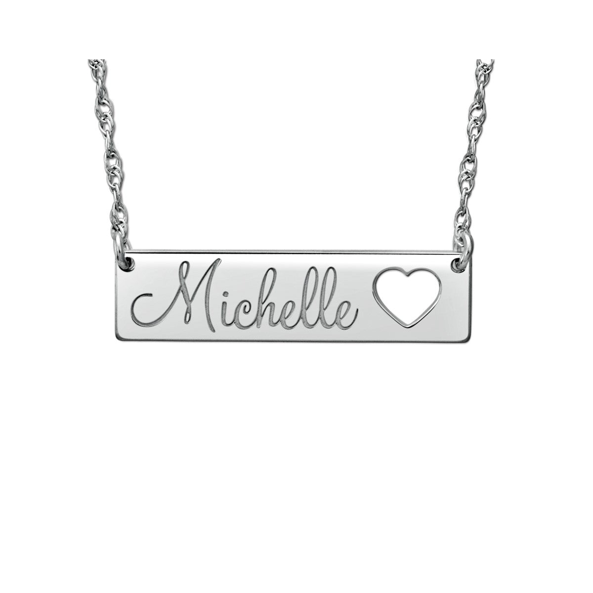 Heart 14k W 7 X 30mm Cut Out Pendant