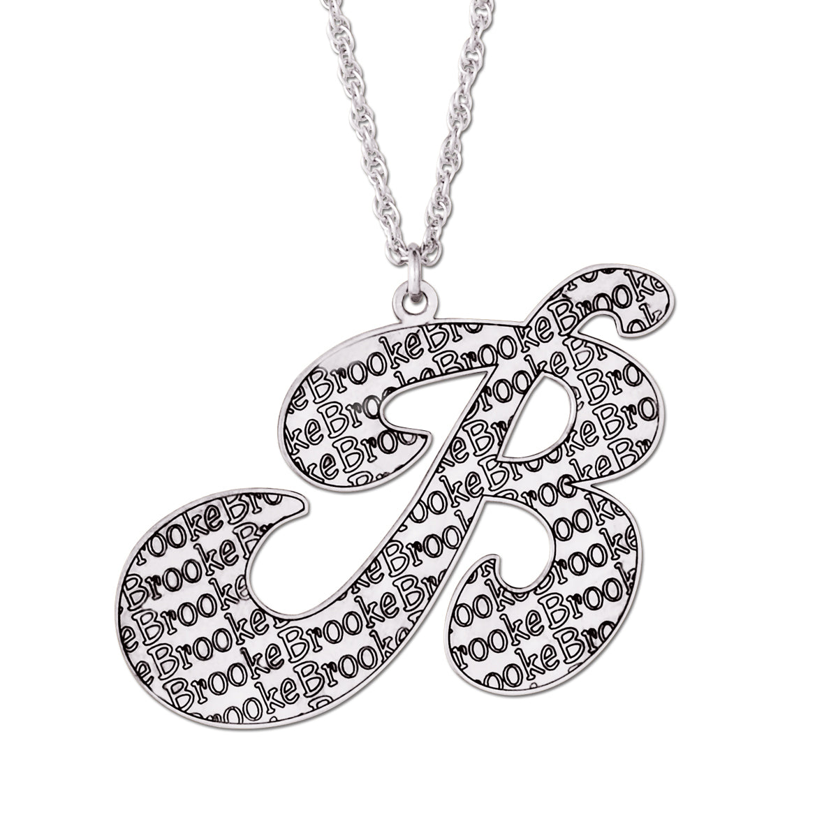 Initial With Name Pendant