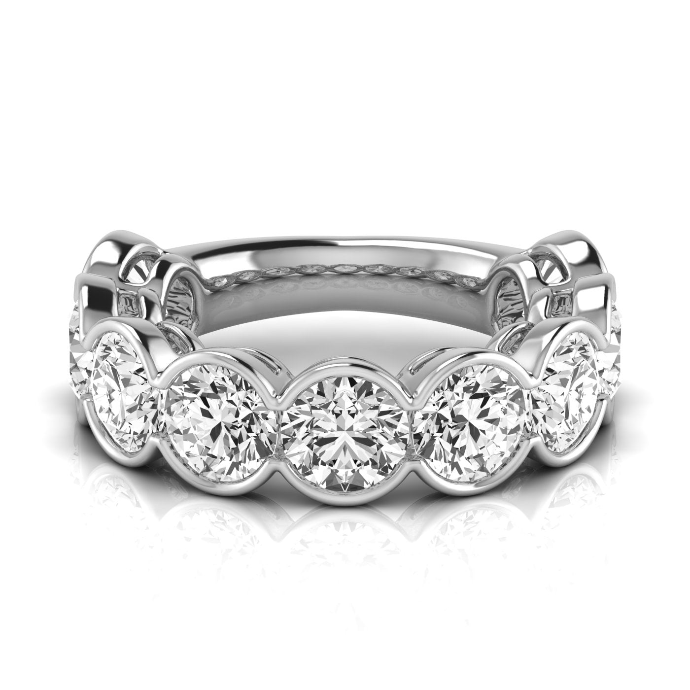 Round 3/4 Spread Diamond Wedding Band · 6.75 ct tw