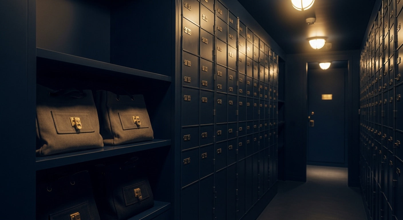 Segregated vault lockers