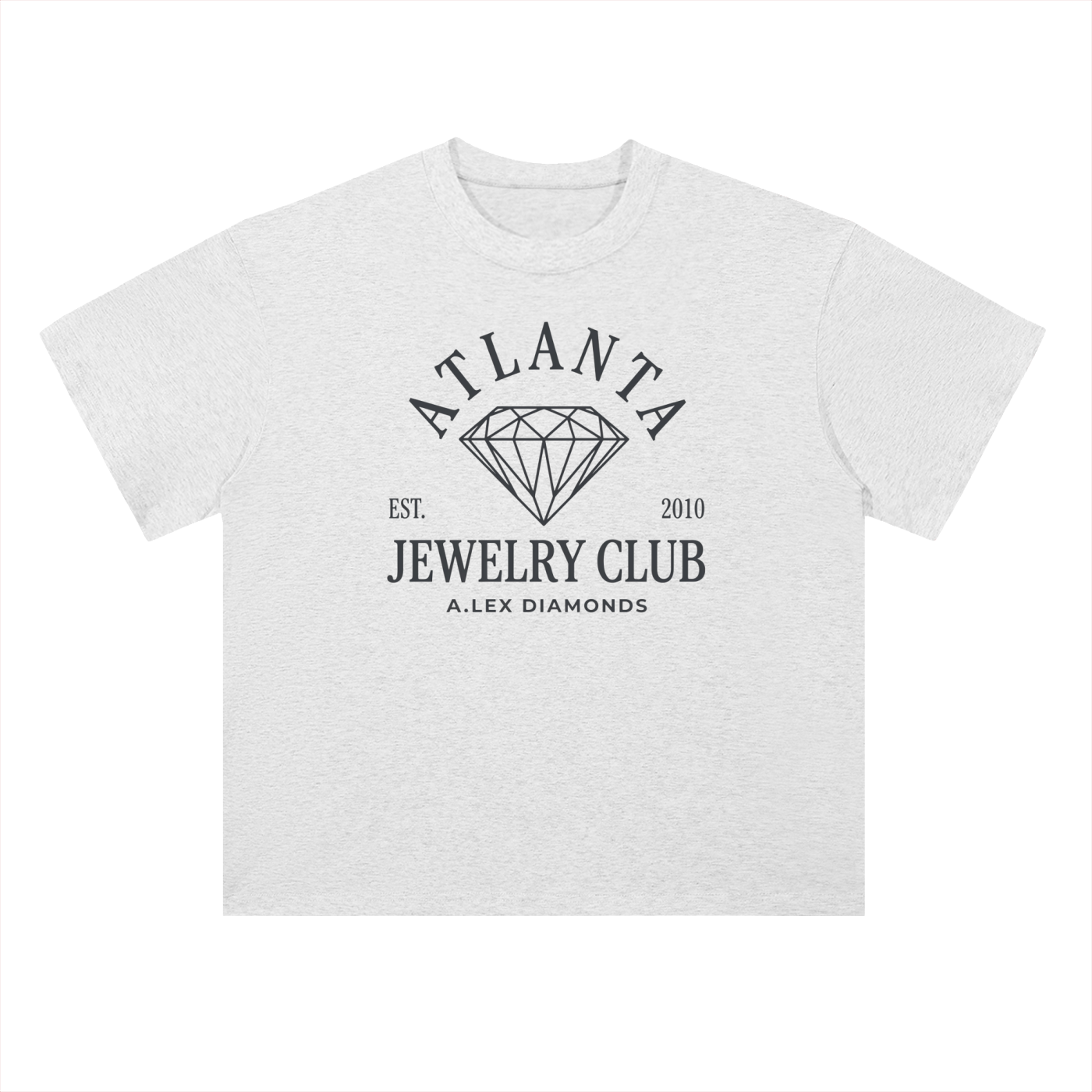 Atlanta Jewelry Club Heavyweight Drop Shoulder Cotton T-Shirt