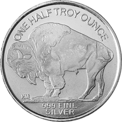 1/2 OZ SILVER GENERIC ROUND