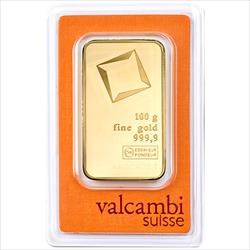 100 GRAM GOLD BAR VALCAMBI