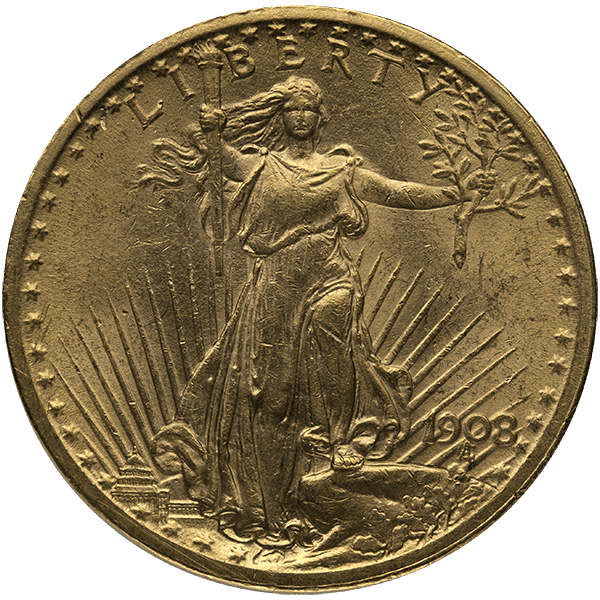 $20 Saint-Gaudens Gold Coin AU Grade