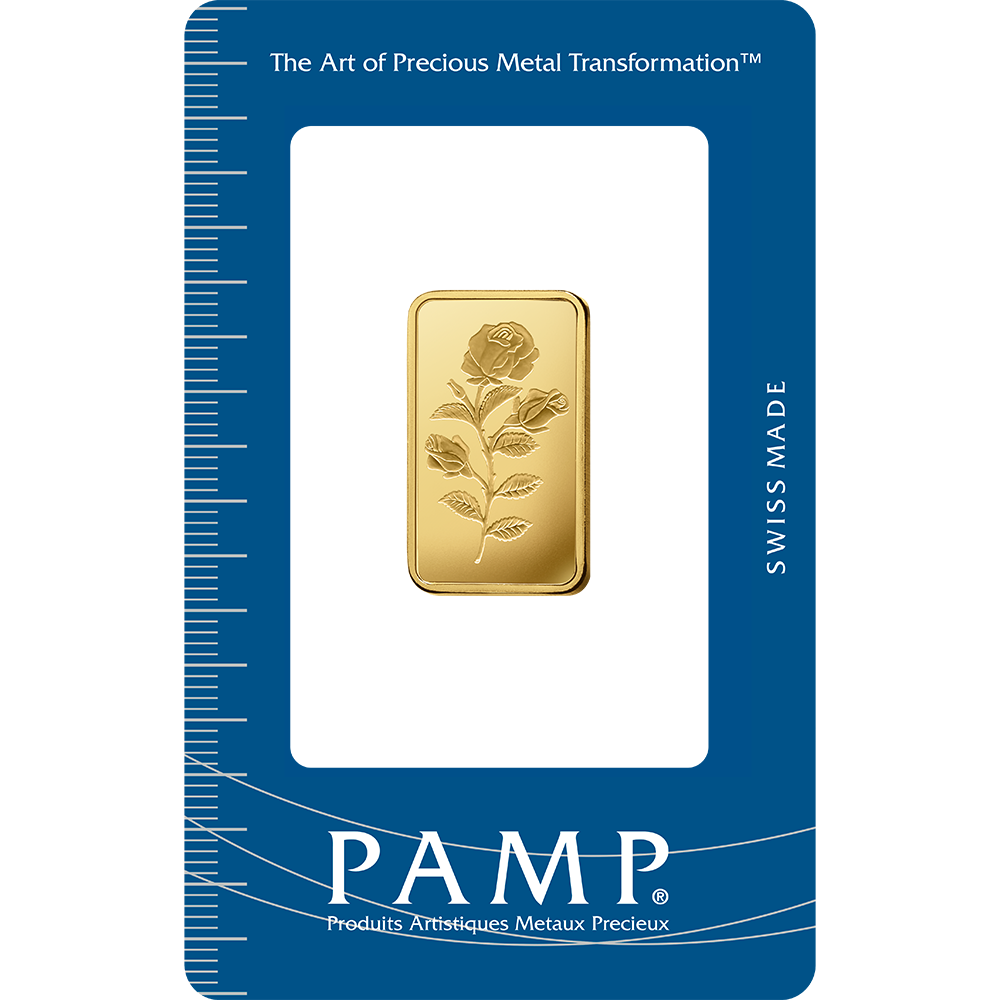 10 Gram GOLD BAR PAMP ROSA — buy gold at Alex Lexington, Atlanta's trusted precious metals dealer