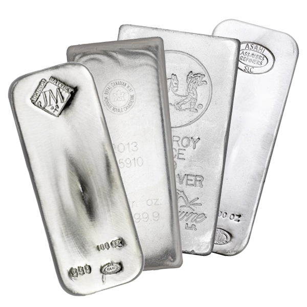 100 OZ SILVER BAR - Alex Lexington